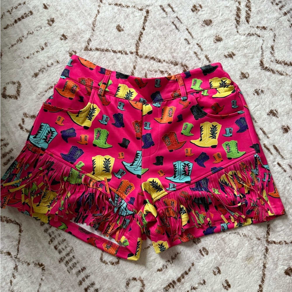 Colorful Fringe Women's Shorts